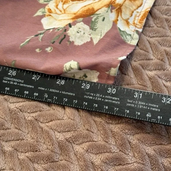 Band Of‎ Gypsies Womens XL Pink Floral Jumpsuit Padded Bust built in bra Cottage - Picture 8 of 11